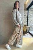 Original Hippie Sweatshirt Vintage Wash Mocha /40=